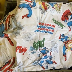 Pottery Barn Captain America Sheets for Full Size Bed